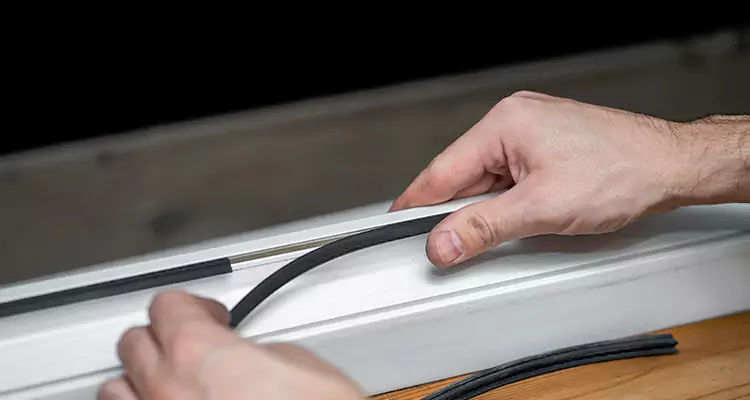 Garage Door Bottom Seal Repair in Four Corners, FL