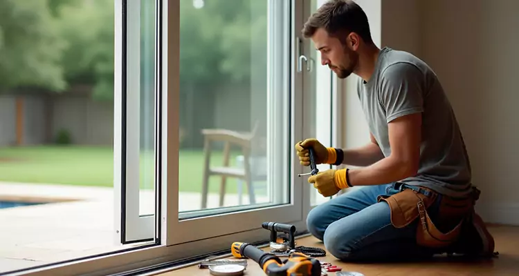 Squeaky Sliding Patio Doors in Four Corners, FL